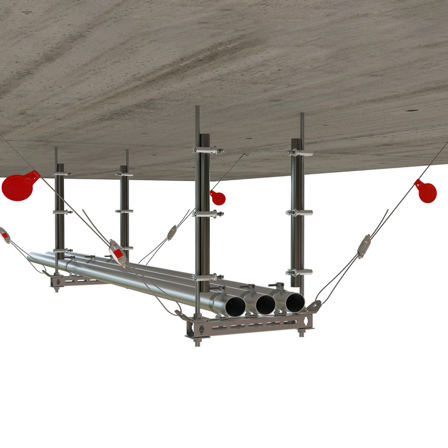 Cable MEP Seismic Bracing